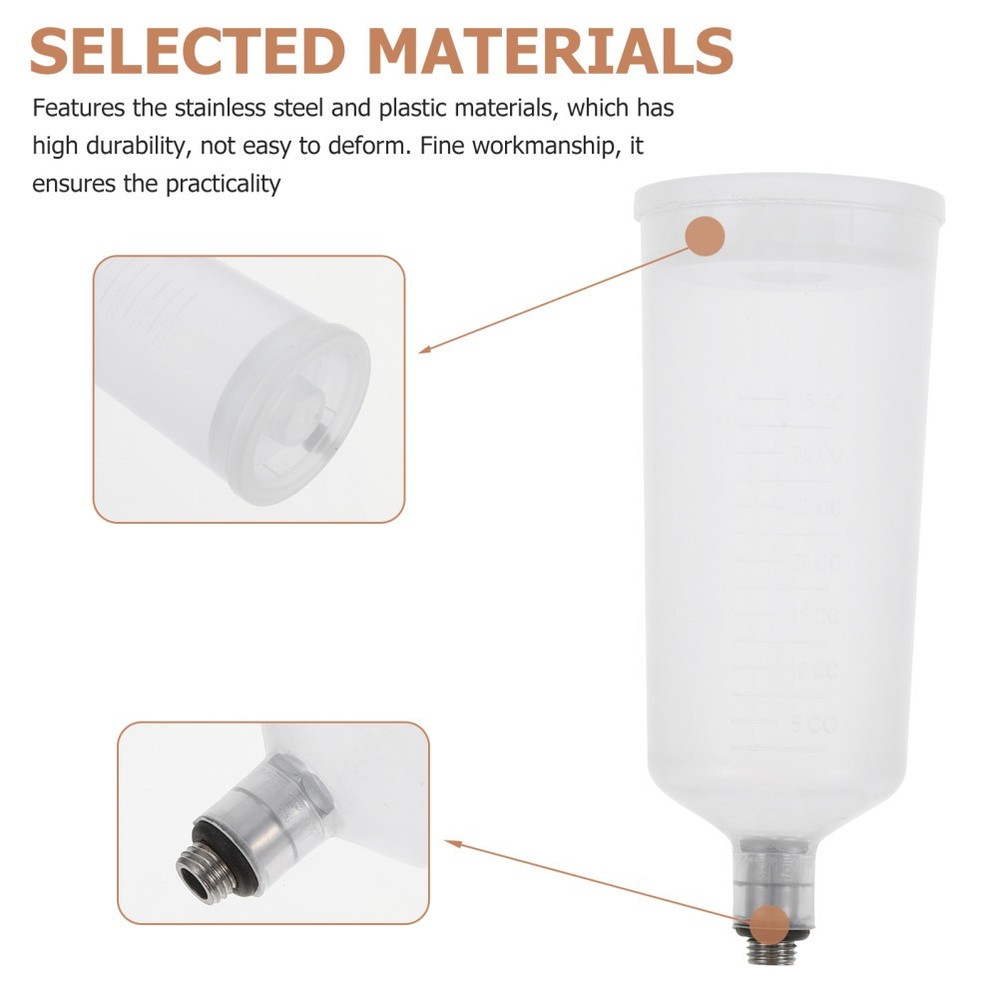 2 Pack Replaceable Airbrush Cup Replacement Part Split-type Paint