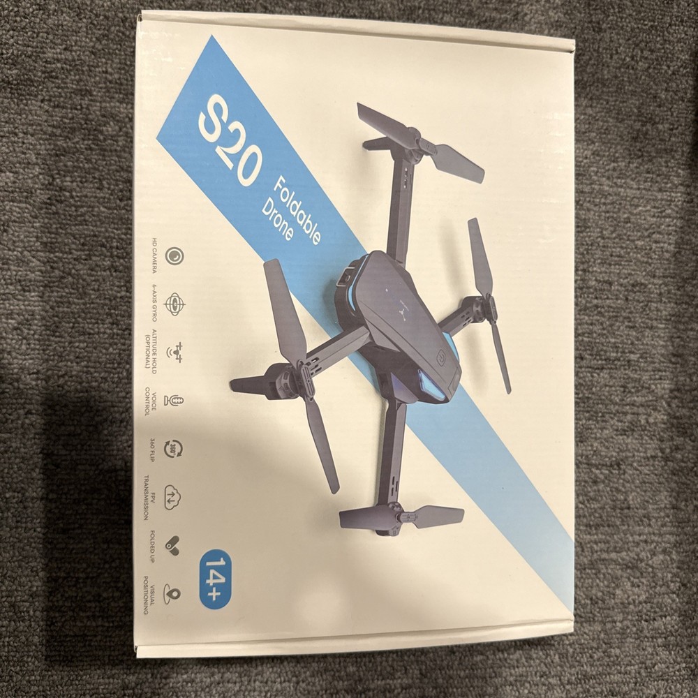 S20 Foldable Drone With HD Camera Grey
