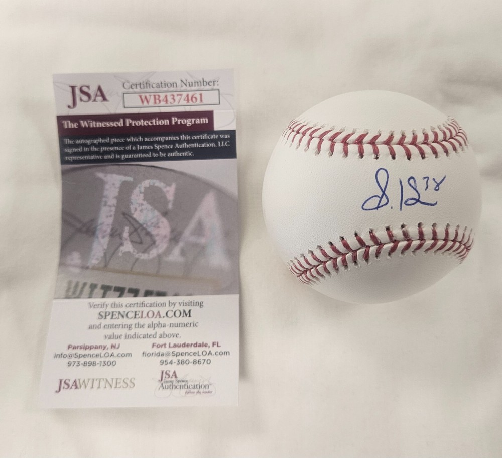 Steven Kwan Signed MLB Baseball Cleveland Indians JSA