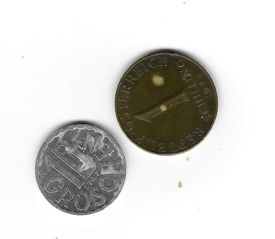 2 Coins from Austria