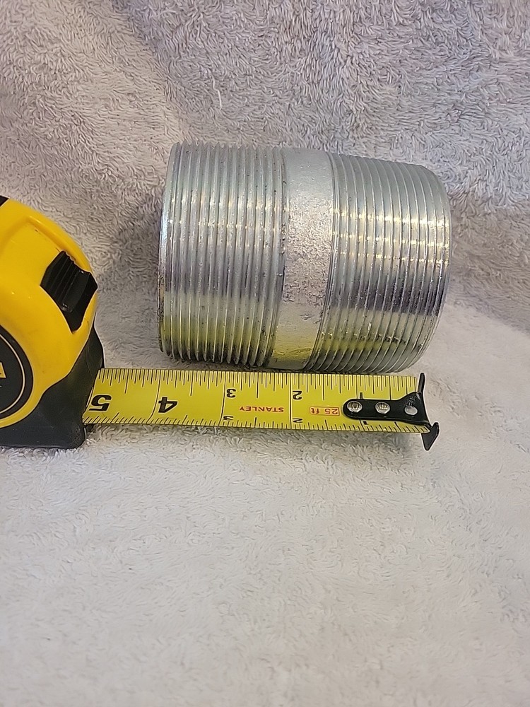 3" Galvanized Shoulder Nipple (3×4)