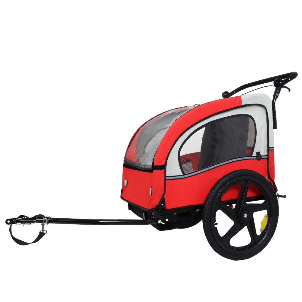 Double Stroller 5-Point Harness Foldable Swivel Front Wheels Storage Bag
