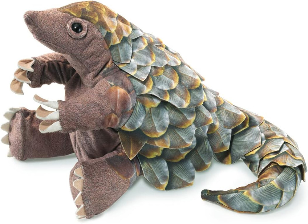 Pangolin Hand Puppet, Brown