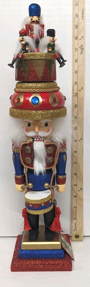 Kurt Adler 20" Hollywood Nutcracker Music Box Hat Nutcracker