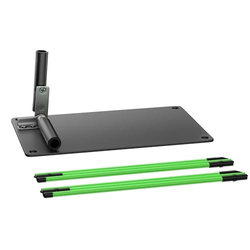 Adjustable Golf Swing Plane Trainer System for Practicing Stick Holder + Sticks