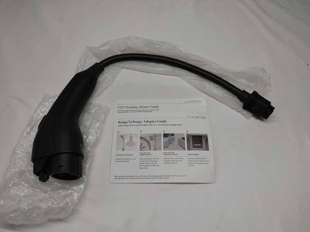 Lucid V2V Range X Change Charging Adapter 40A