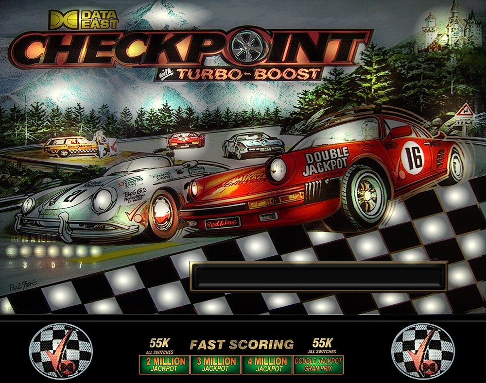 CHECKPOINT NON GHOSTING Lighting Kit custom SUPER BRIGHT PINBALL LED KIT