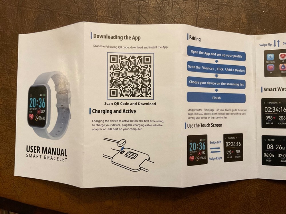 amokeoo smart watch zd21