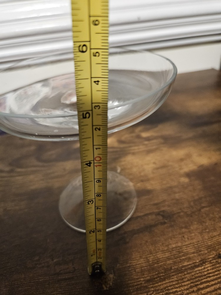 Clear Glass Cupcake Dome Cloche