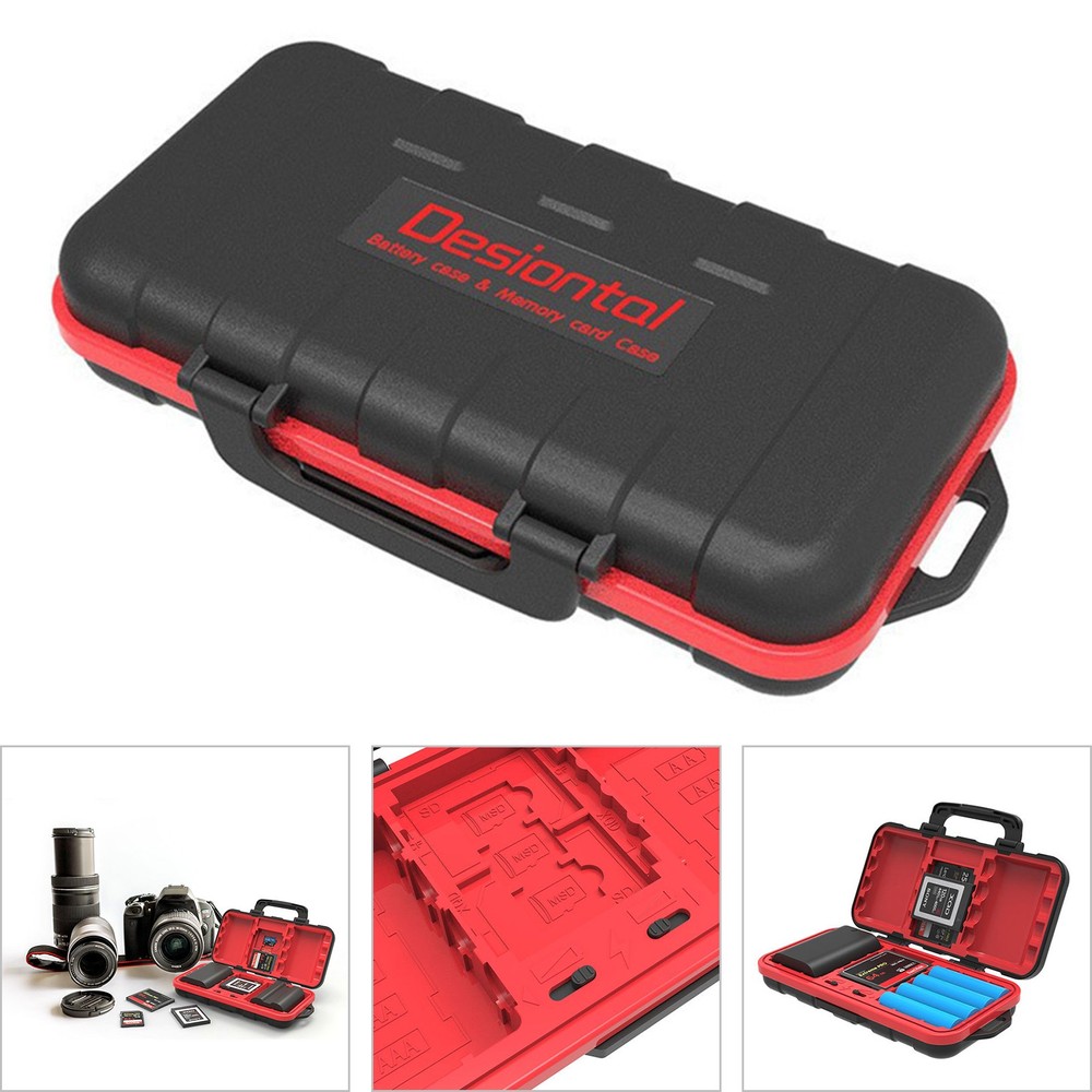 Camera Memory Card Protective Box Camera Battery Box SD/TF Card Storage Box Set