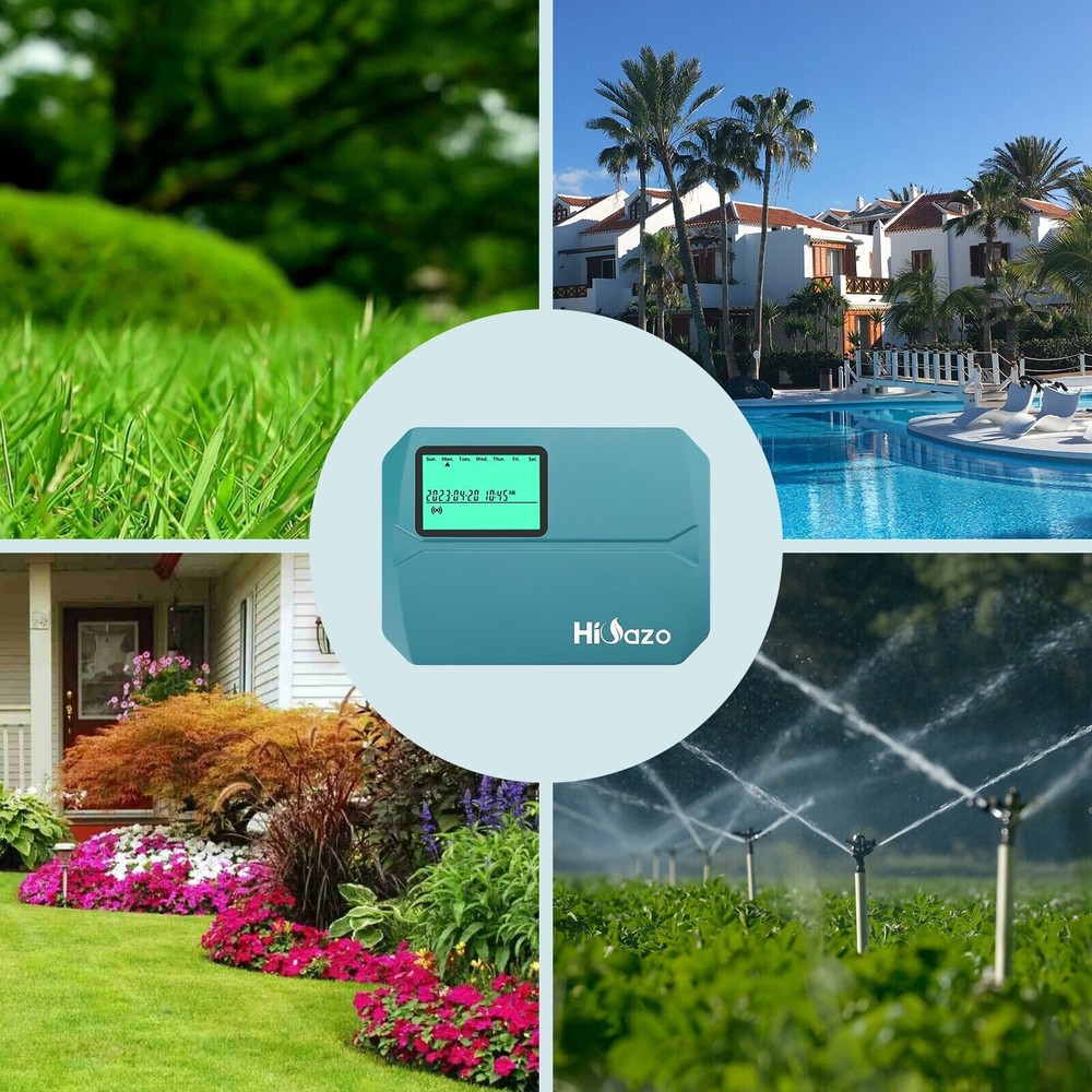 WiFi Remote Sprinkler Controller Lawn Irrigation System Water Control 8 Zone US