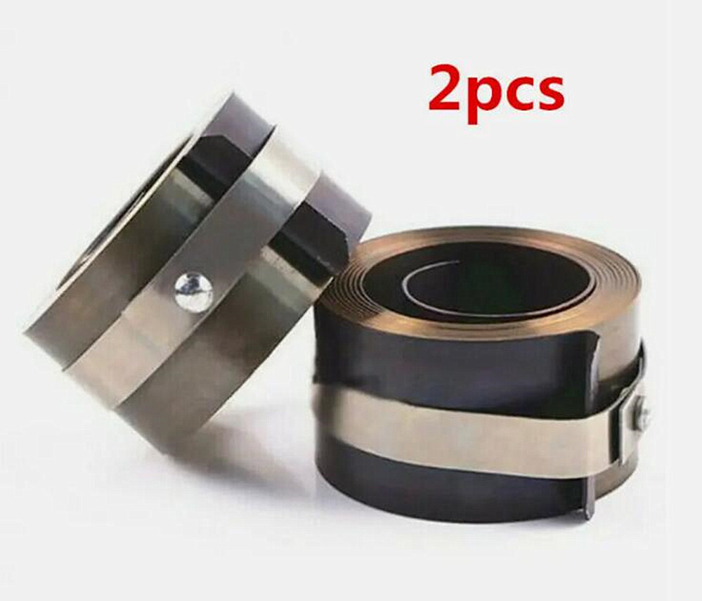 2Pc Milling Machine Part Spindle Quill Return Clock Spring R8 25mm CNC Mill Tool