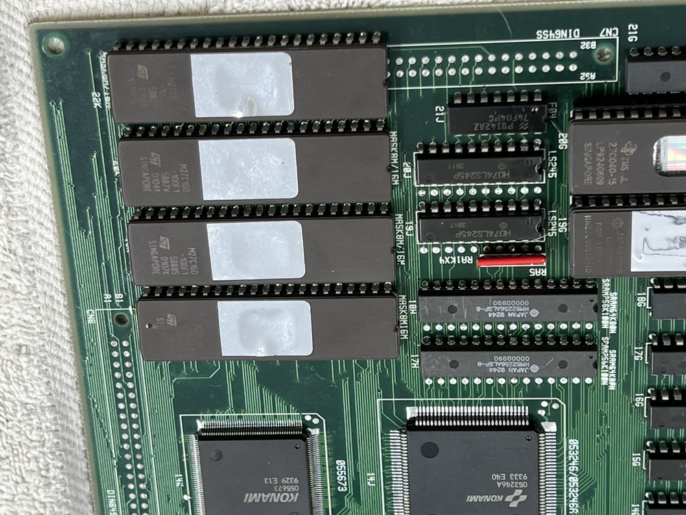Mystic Warriors JAMMA ARCADE PCB KONAMI Conversion - no boot