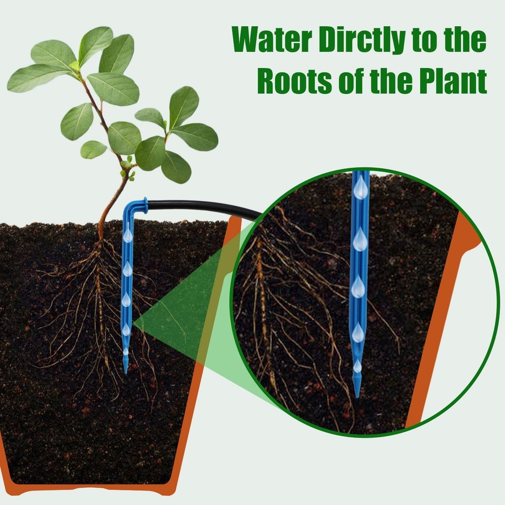 Solar Automatic Watering Device for 10 Pots, 6 Timing Modes