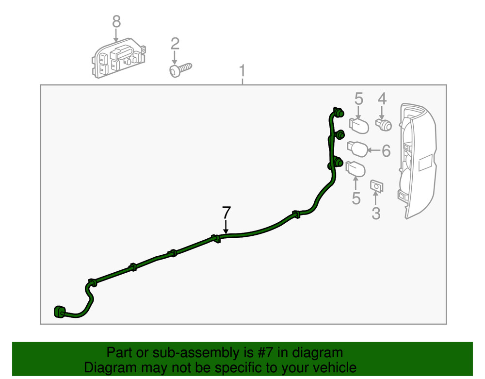 Genuine GM Socket & Wire 84233593