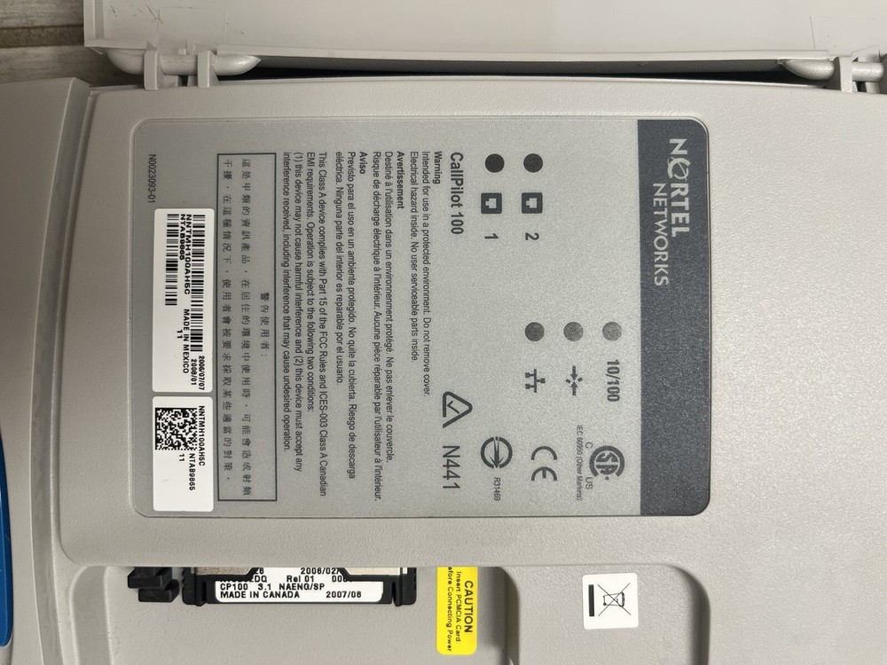 Nortel Networks CallPilot 100 +