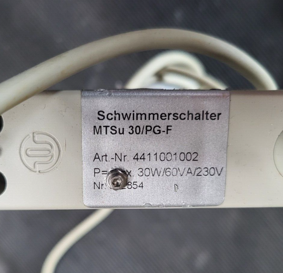 Schwimmerschalter MTSU30/PG-F 4411001002 FLOAT SWITCH (RBD2.1)