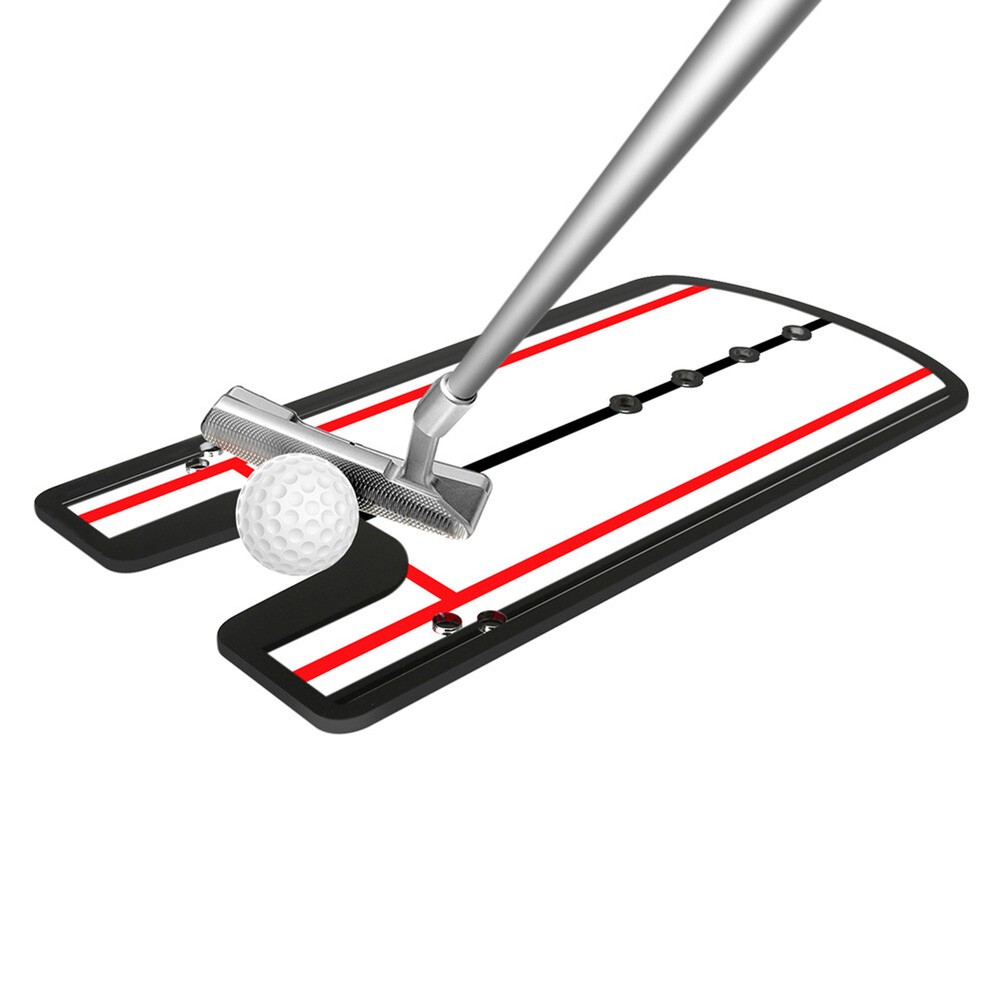 Golf Putting Mirror Training Alignment Aid Swing Trainer Eye Line Practice Tool