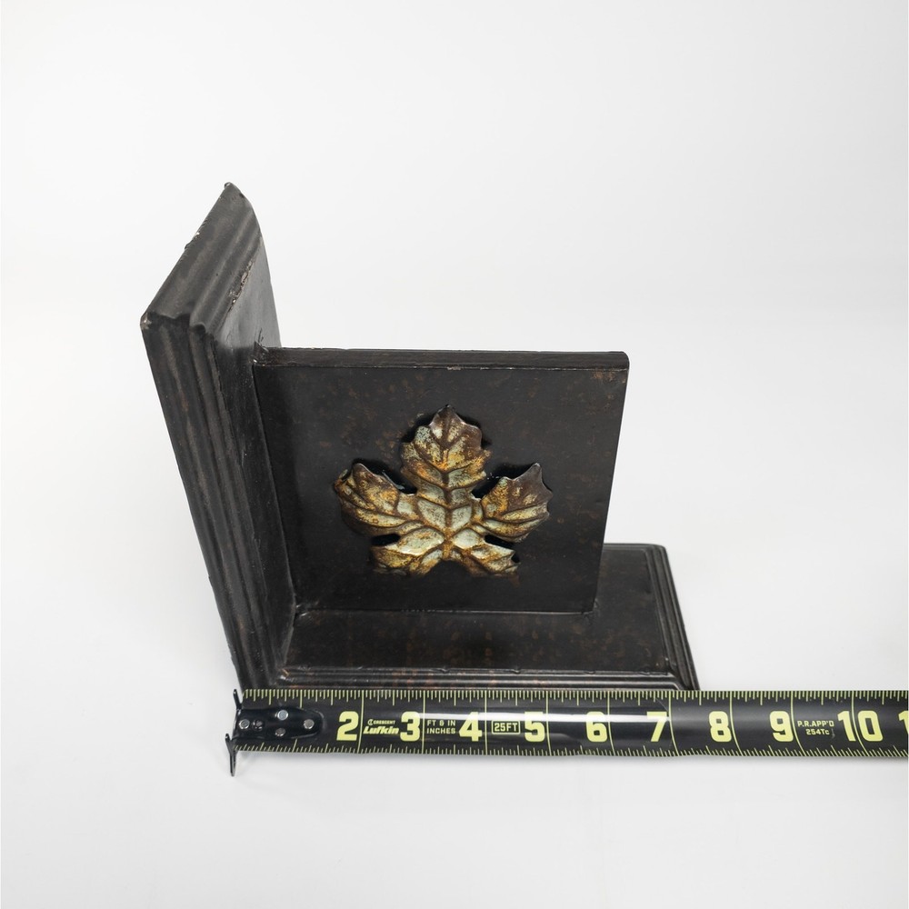 Maple Leaf Metal Book Ends by Sullivans