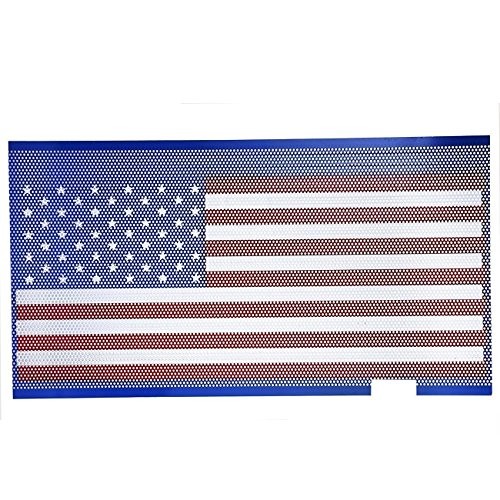 JK Front Grill Mesh Grille Insert Bug Screen US American Flag for 2007-2018