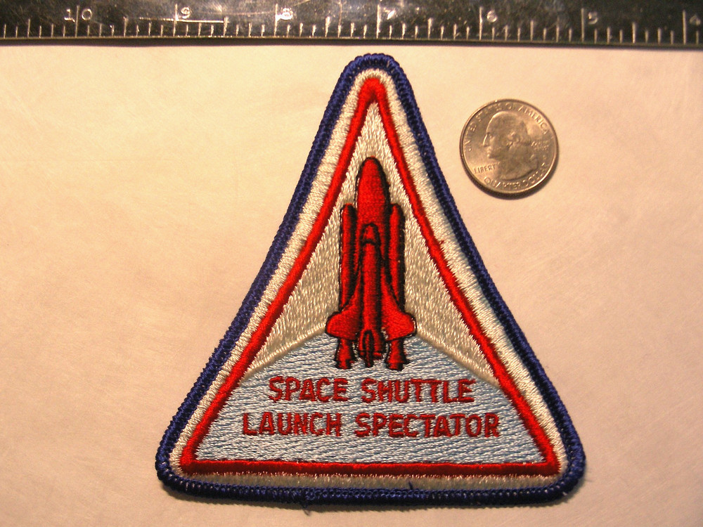Original Space Shuttle Launch Spectator Patch NASA STS Program