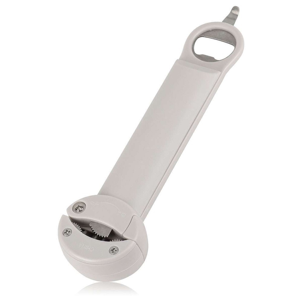 Multi Functional Bottle Opener Retractable Adjustable Jar Can Opener Easy Grip