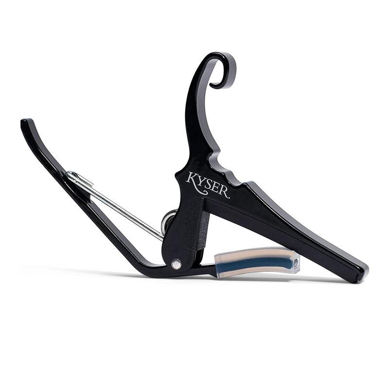 Kyser Quick-Change 12-string Guitar Capo - Black, NEW