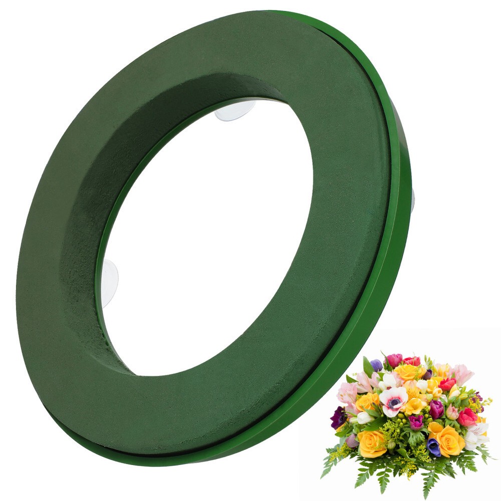 Flower Foam Ring with Mud Ring Block Artificial Floral Mud Ring Florist Wedding