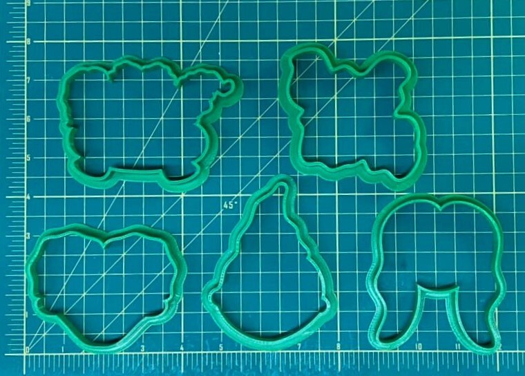 5x Hocus Pocus Coookie Cutter