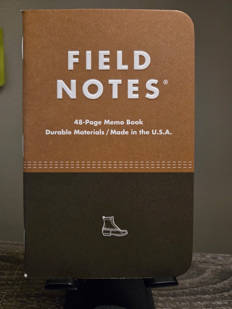 Field Notes x LL Bean Boot - Single Collaboration Book