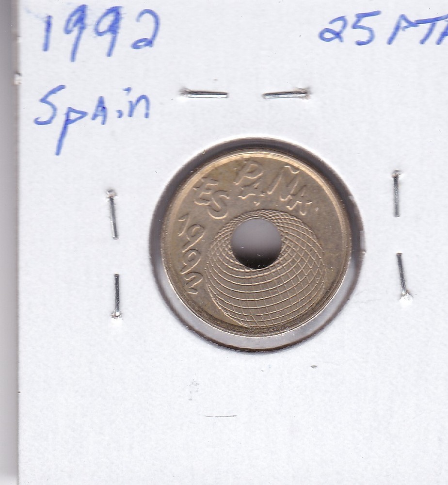 1992 Spain 25 Pesetas