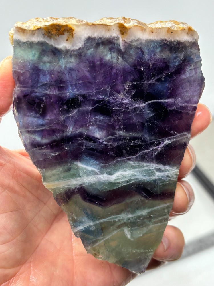 Fluorite slab Cabbing Lapidary Combo Ship Avail