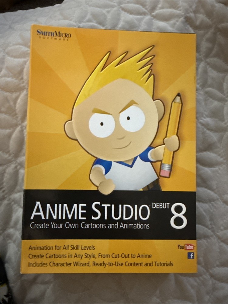 Smith Micro Anime Studio Debut 8 (Retail) (1 User/s) - Full Version for Mac, Win