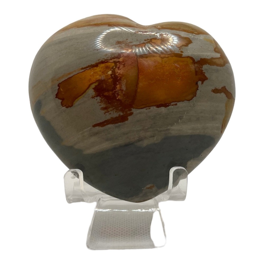 Polychrome Jasper Heart
