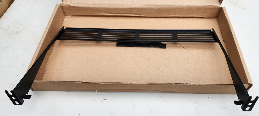 HellermannTyton RNRCMU RapidNet Rear Cable Manager Universal Panel 1U Steel Blk
