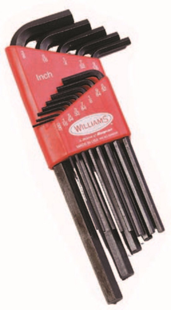 Williams 10113 Hex Key Set - Short, 11 Piece