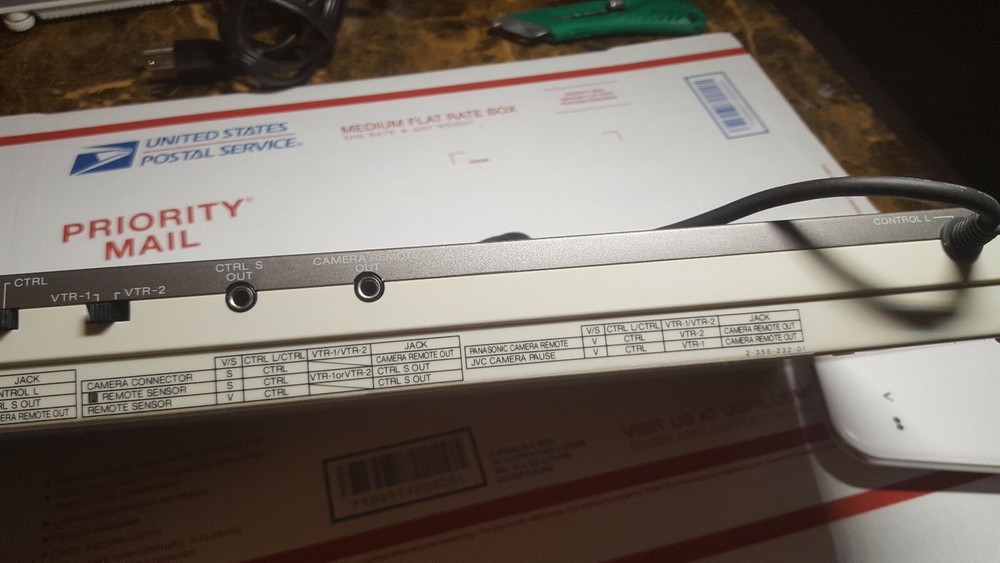 Vintage Sony RM-E100V Analog Video Editing Controller