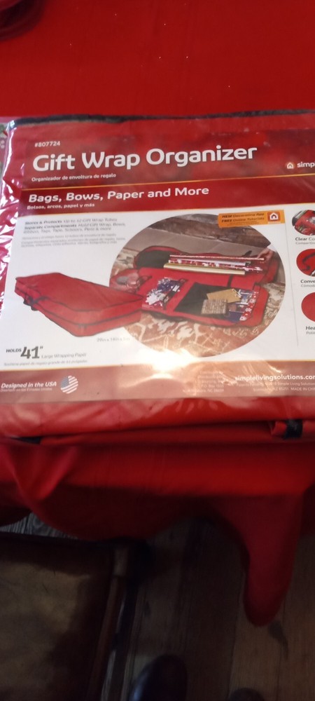 Gift Wrap Organizer