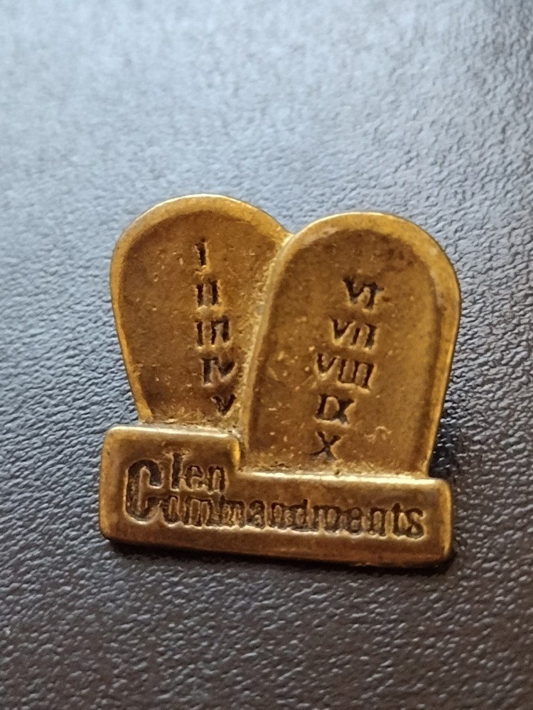Ten Commandments Lapel Pin