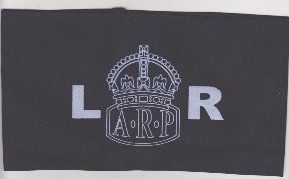 British Army HOME FRONT ARP LR armband