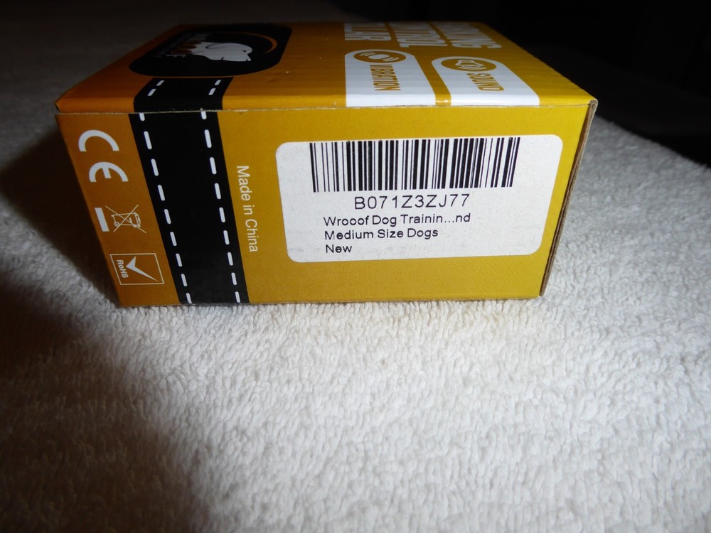 WROOOF Barking Control Collar new sealed