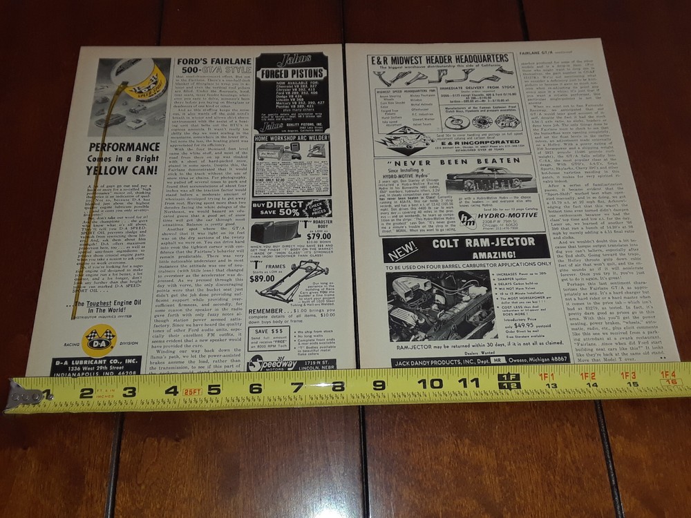 1966 FORD FAIRLANE GT/A ORIGINAL ARTICLE
