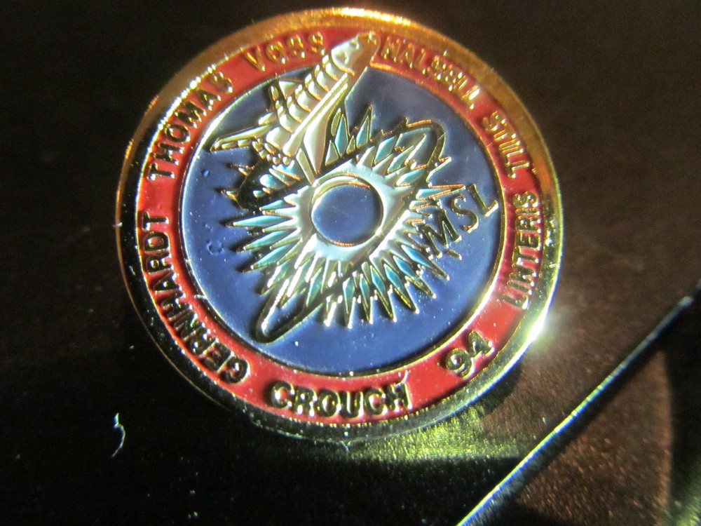 SHUTTLE COLUMBIA STS-94 MSL (RED)  LAPEL PIN