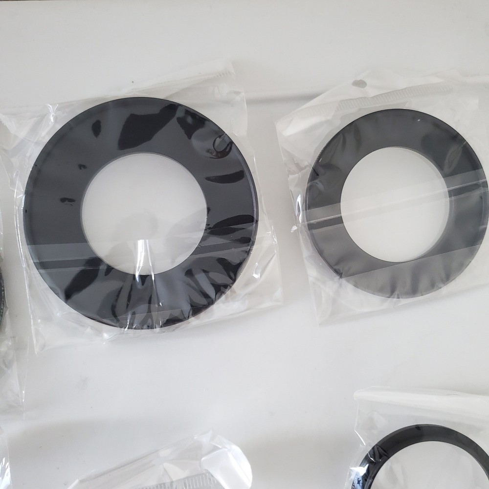 Coruscate 10Pcs 46mm Camera Lens Filter Step Up Adapter Ring Set with Cloth