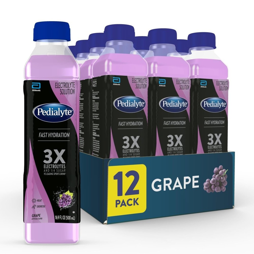 Electrolyte Solution Strawberry Hydration Drink 12 bottles half liter each