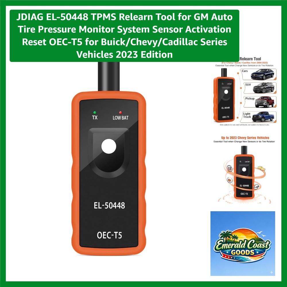 Updated TPMS Relearn Tool EL50448 - Affordable Sensor Activation for Buick/Chevy