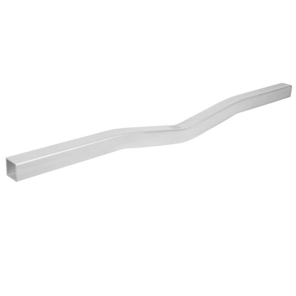 Universal Boat Trailer Crossmember Square Tube V-Bend Crossbar Aluminum Silver