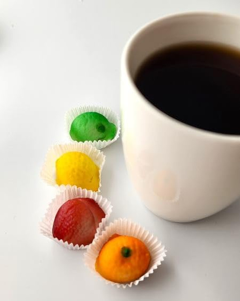 Bergen Marzipan M-1 Assorted Fruit 8 Ounce