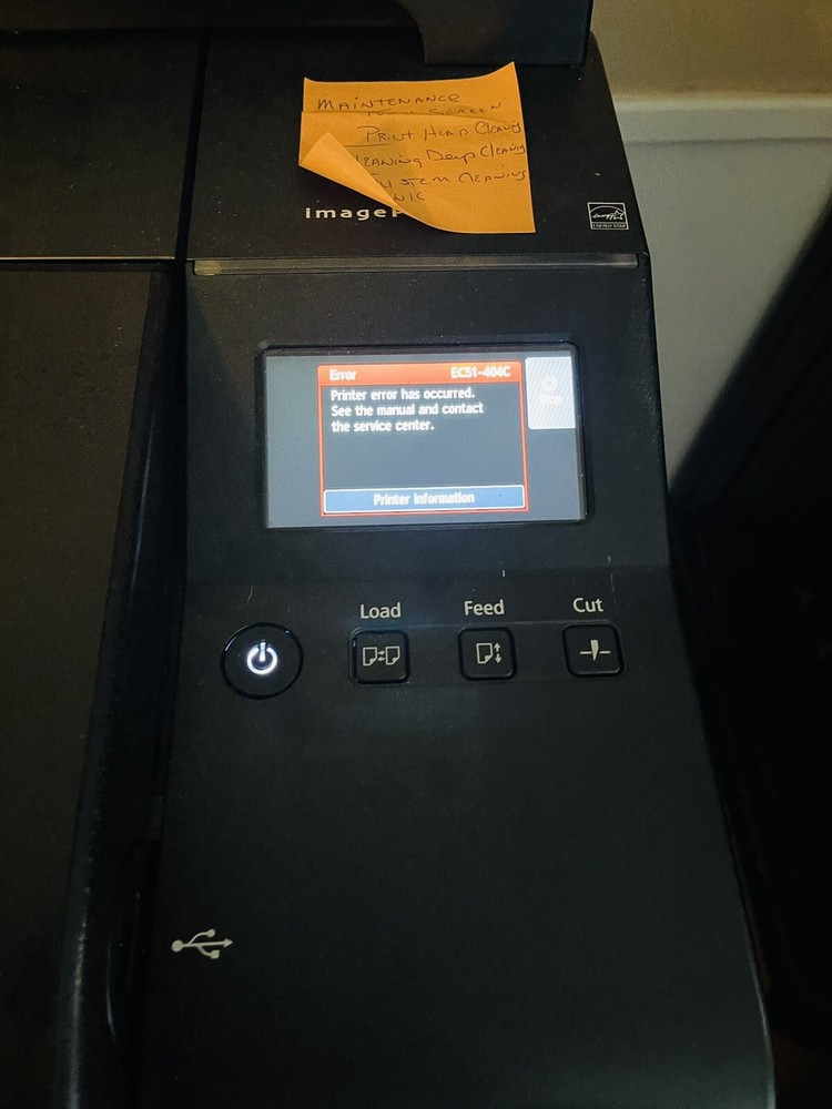 Canon Large Format Printer Imageprograf 4100S Needs Mother Board