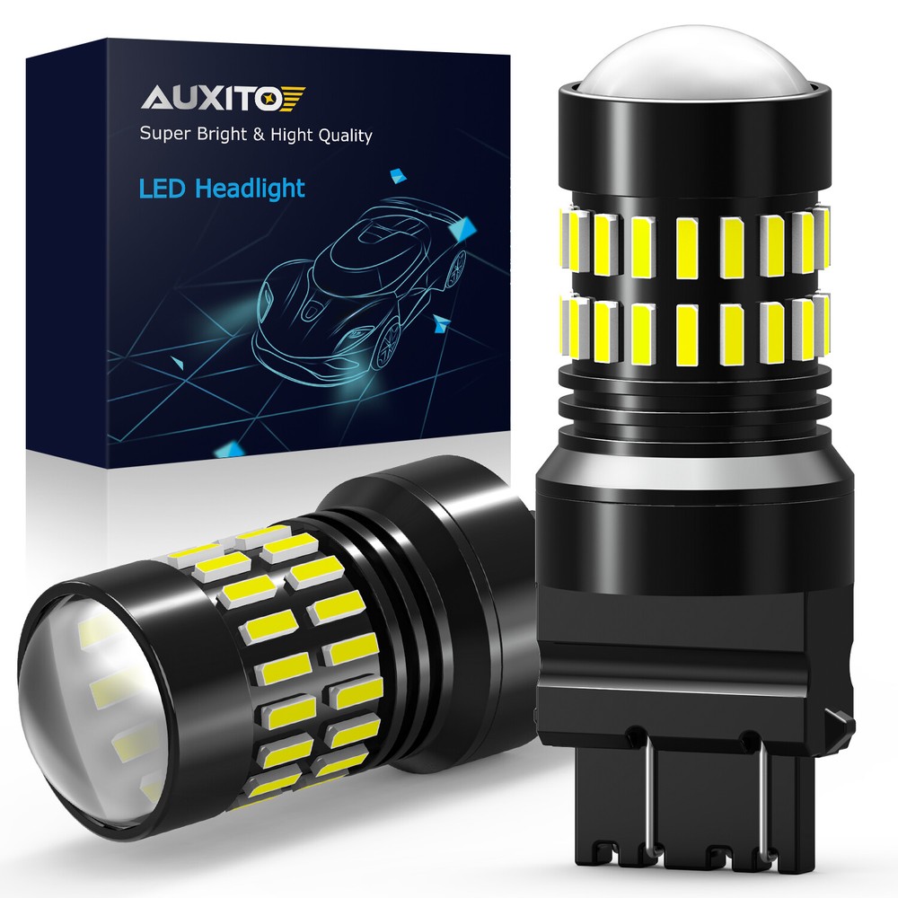 AUXITO 3157 3156 LED Reverse Backup Light Bulbs 6000K White Super Bright 2400LM